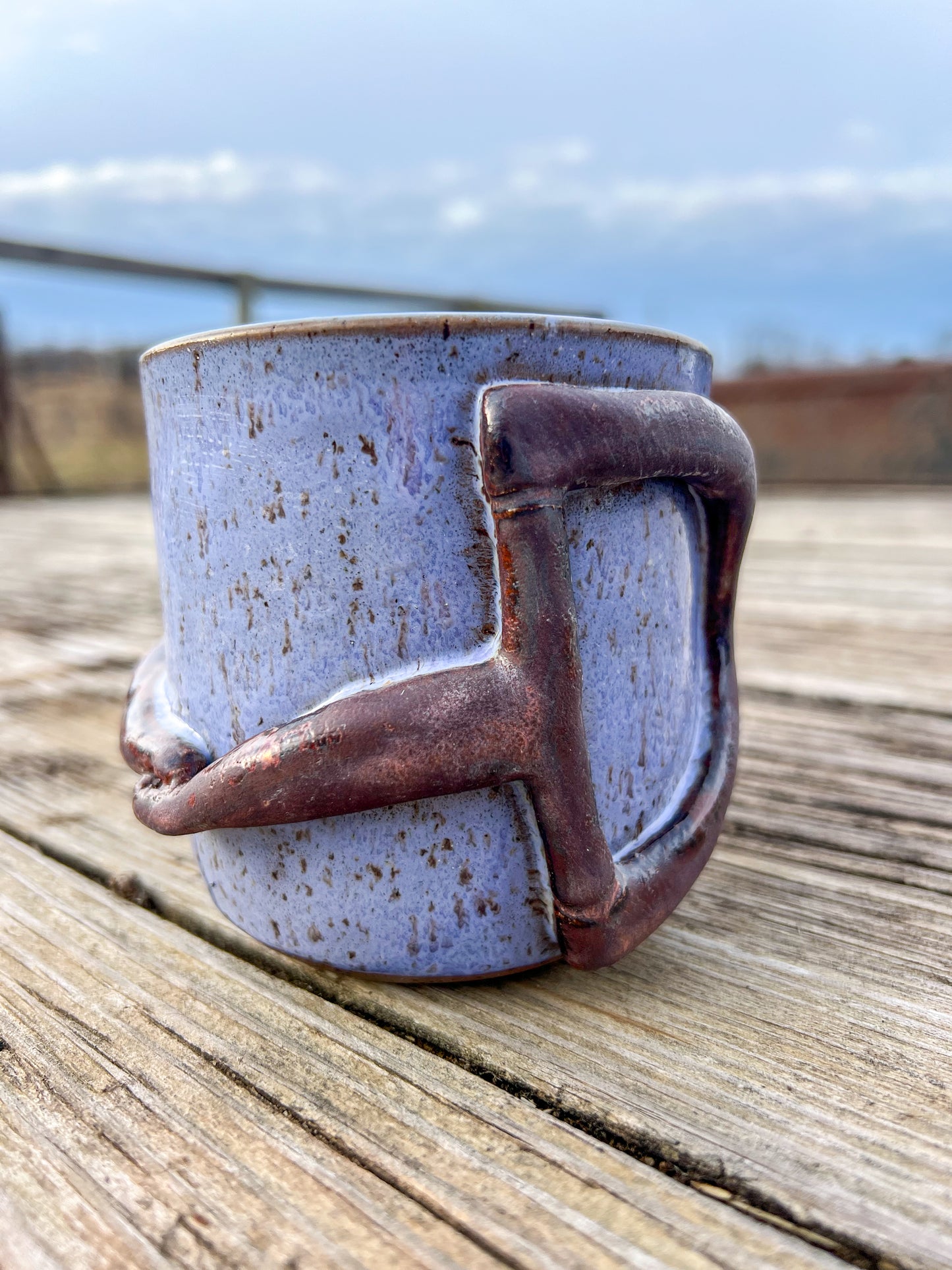 Horse Bit Mug Purple