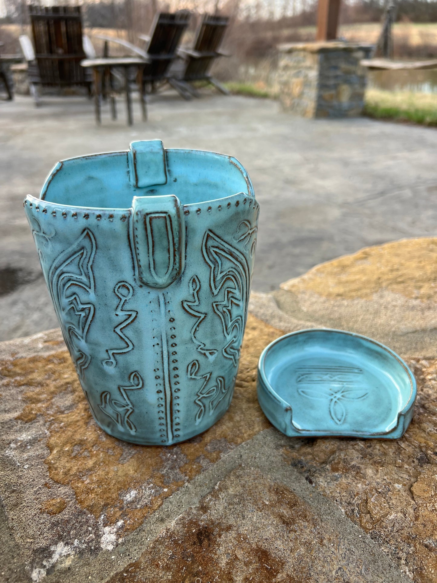 Product Preview Western Cowboy Boot Utensil Holder and Spoon Rest