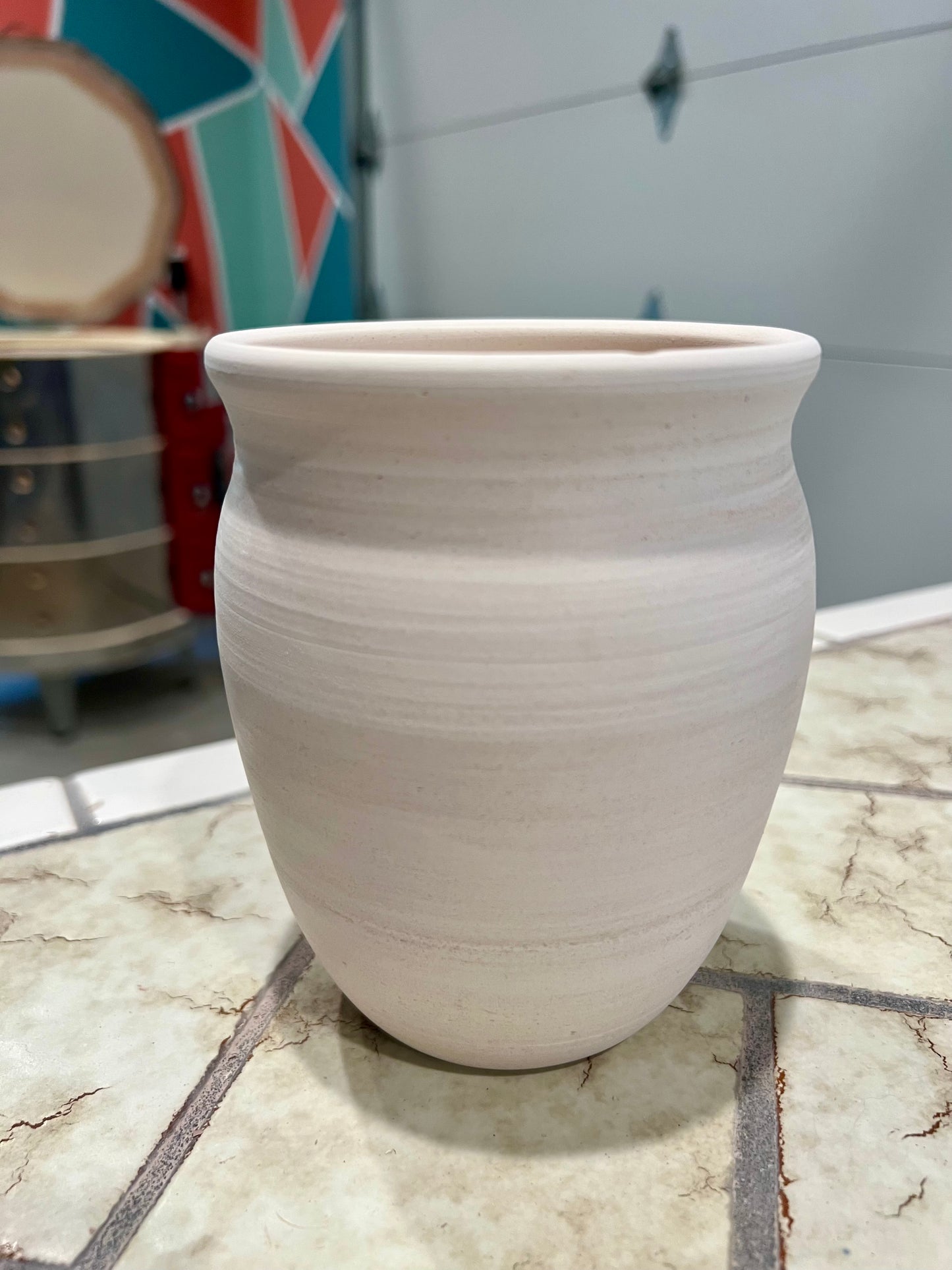 Custom Horse hair Raku Vase 5"