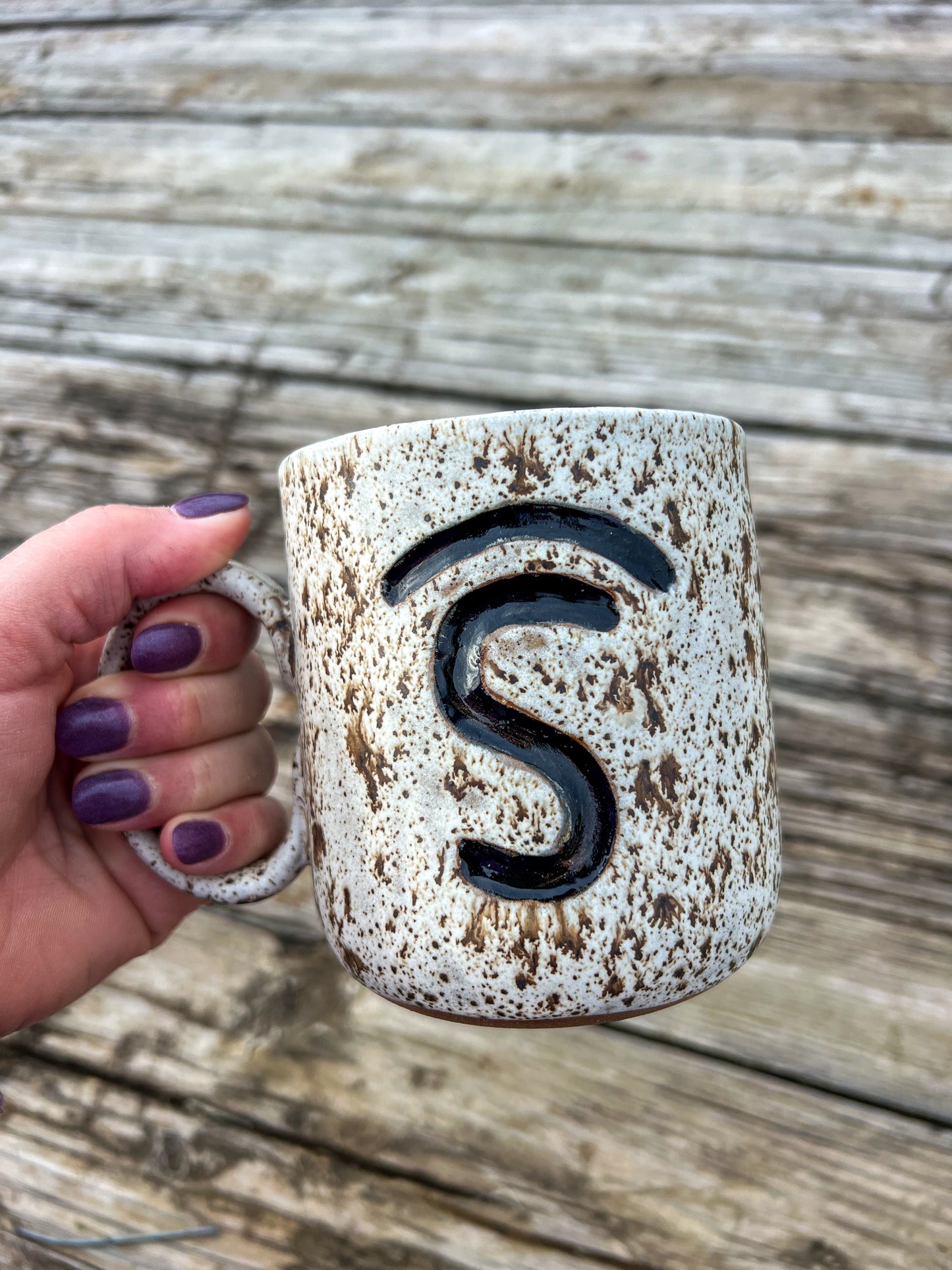 Set of 4 Cattle Brand Mugs
