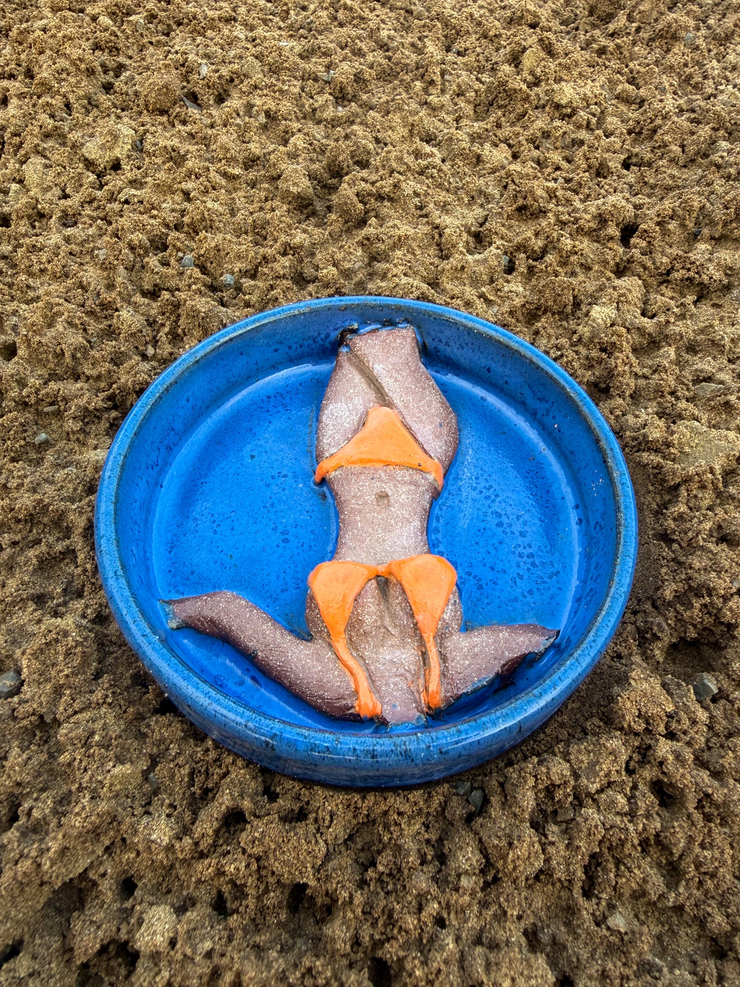 Orange Bikini Ring Dish