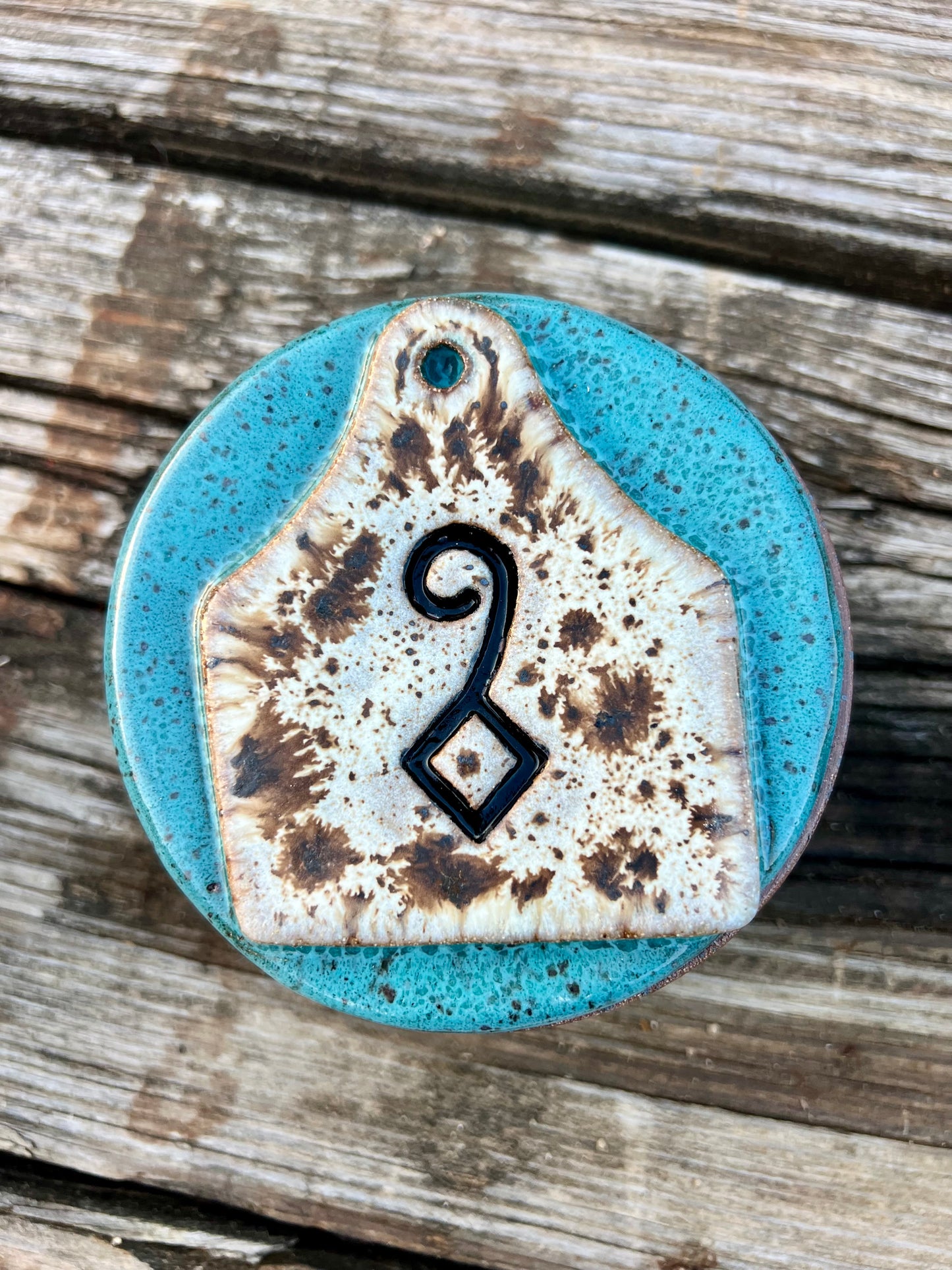 Custom Cattle Brand French Butter Keeper