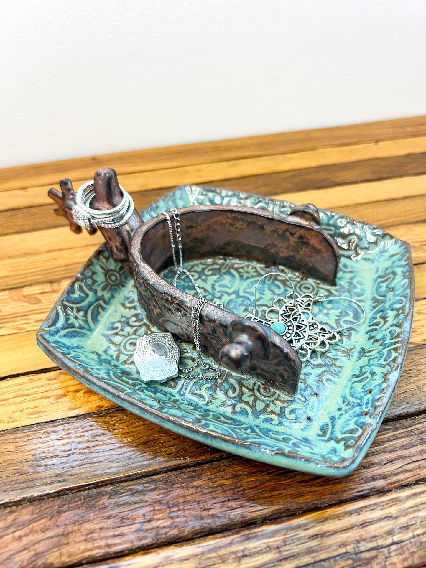 Western Spur Ring Jewelry Dish