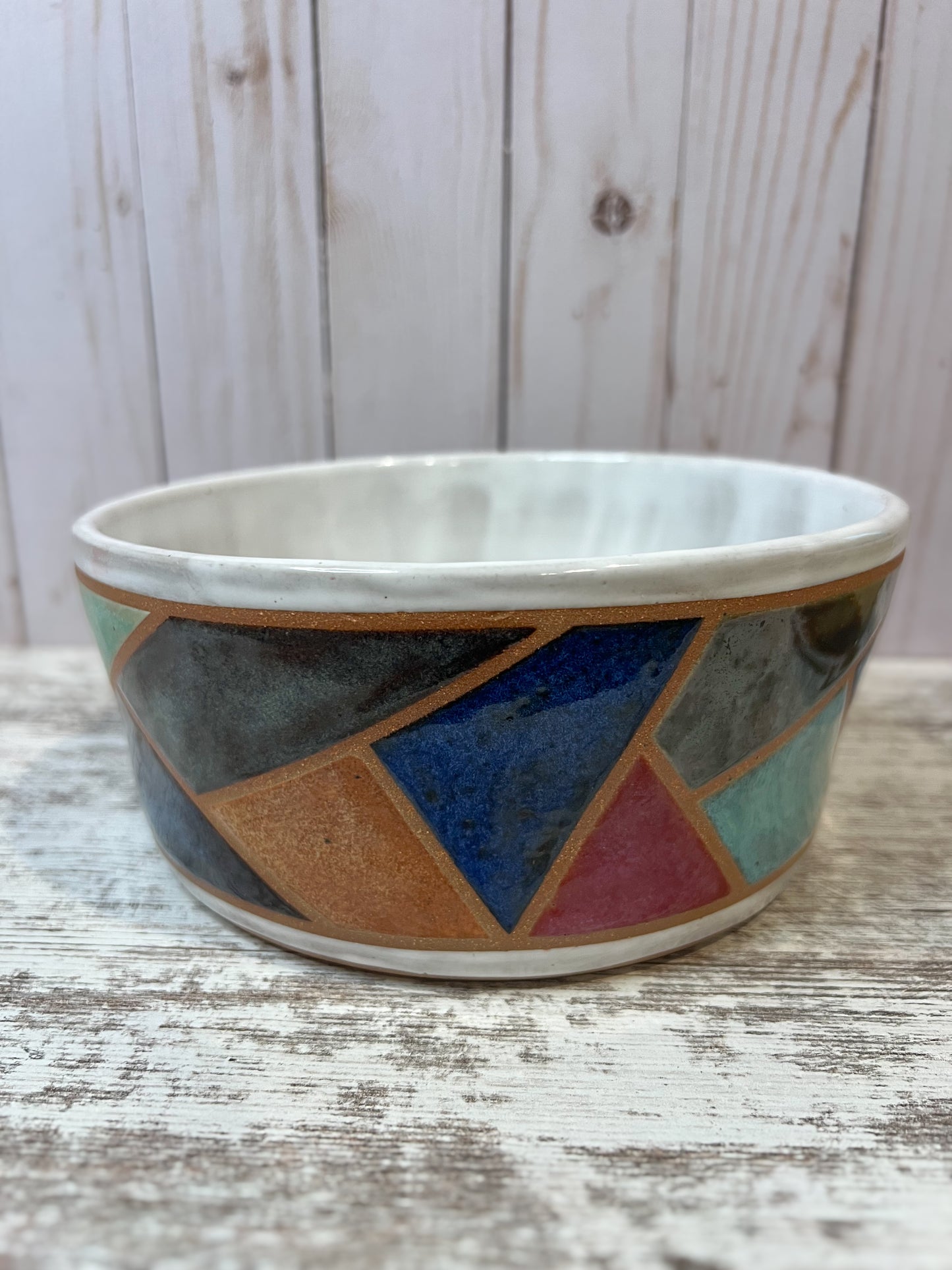 Dog Food and Water Bowl Set- Colorblock