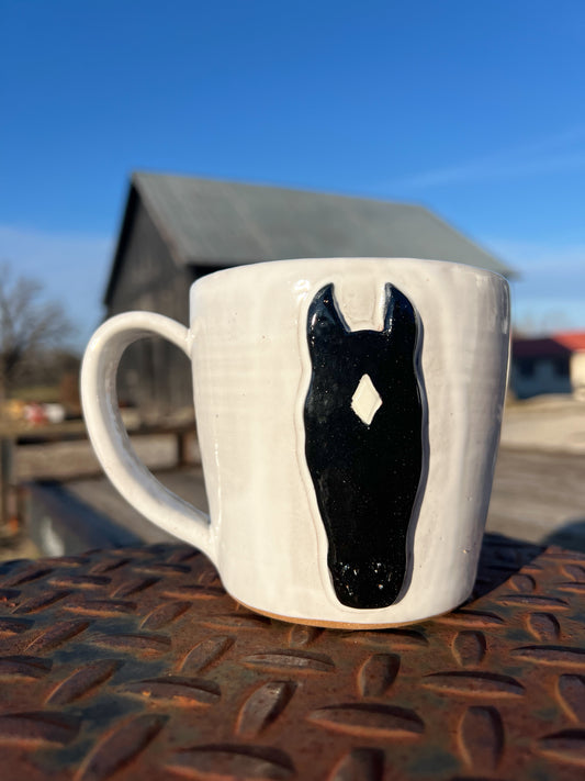 Custom Horse head Mug