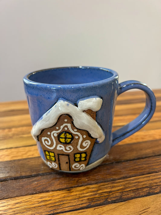 Gingerbread House Mug 14oz