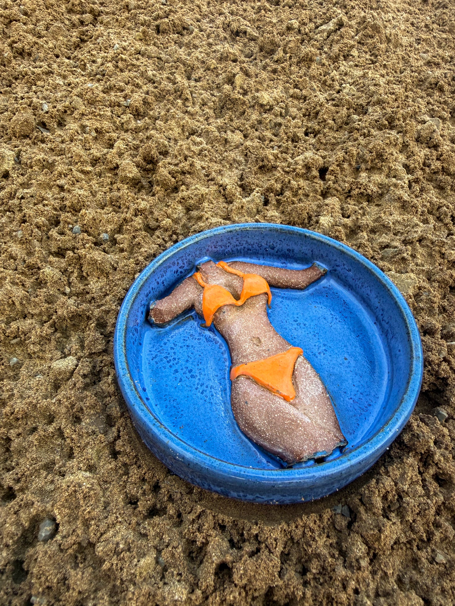 Orange Bikini Ring Dish