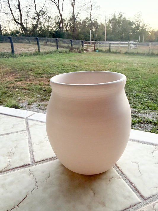 Custom Horse hair Raku Vase 4.5”