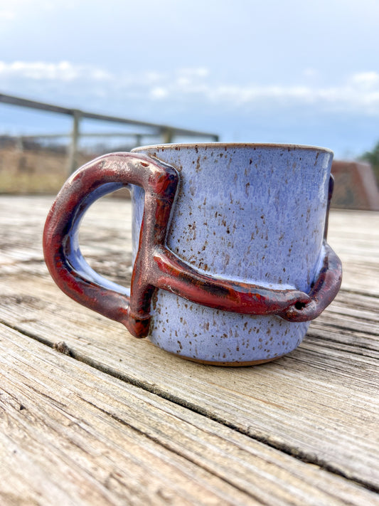 Horse Bit Mug Purple
