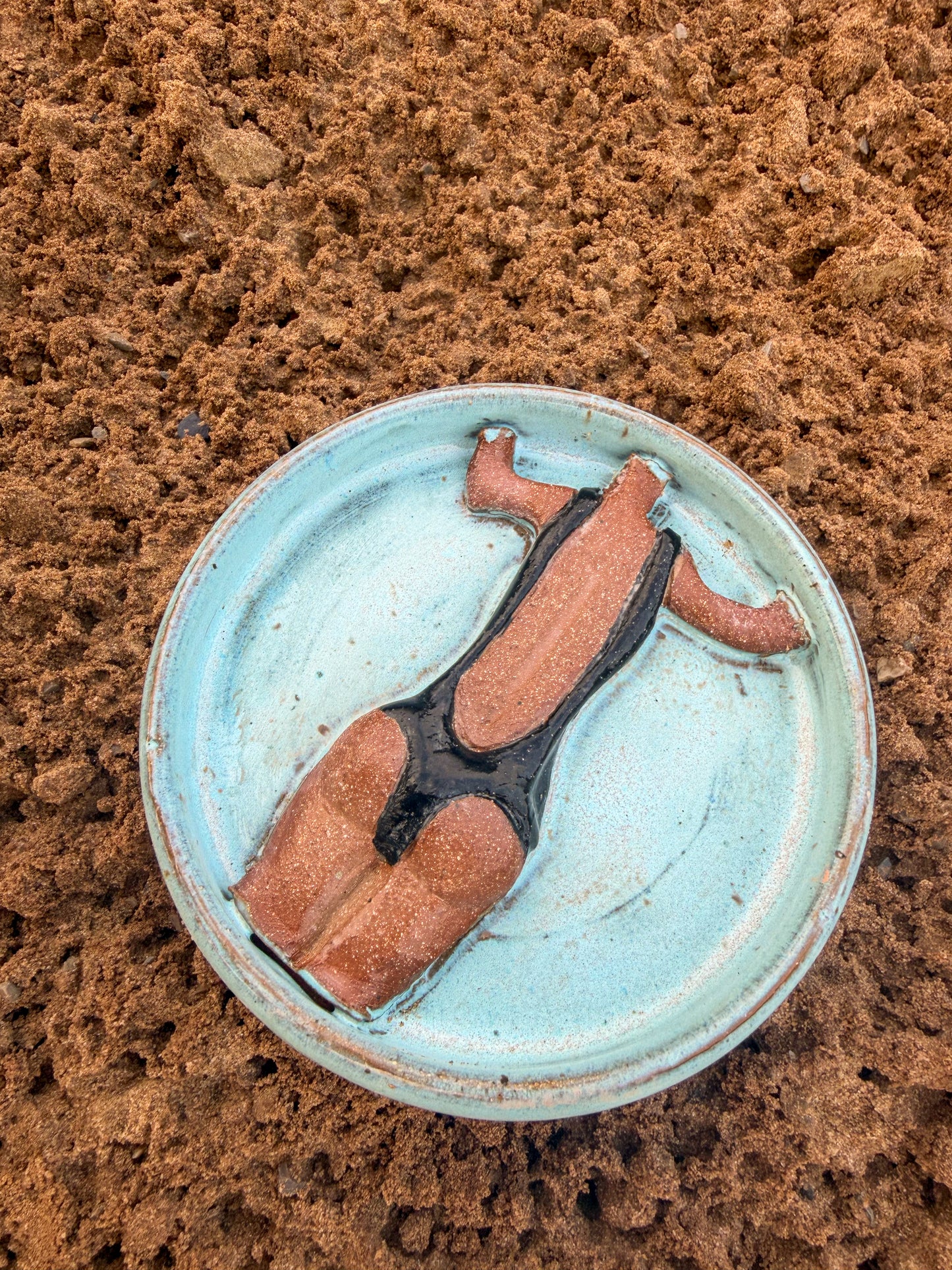 Black One Piece Swimsuit Ring Dish