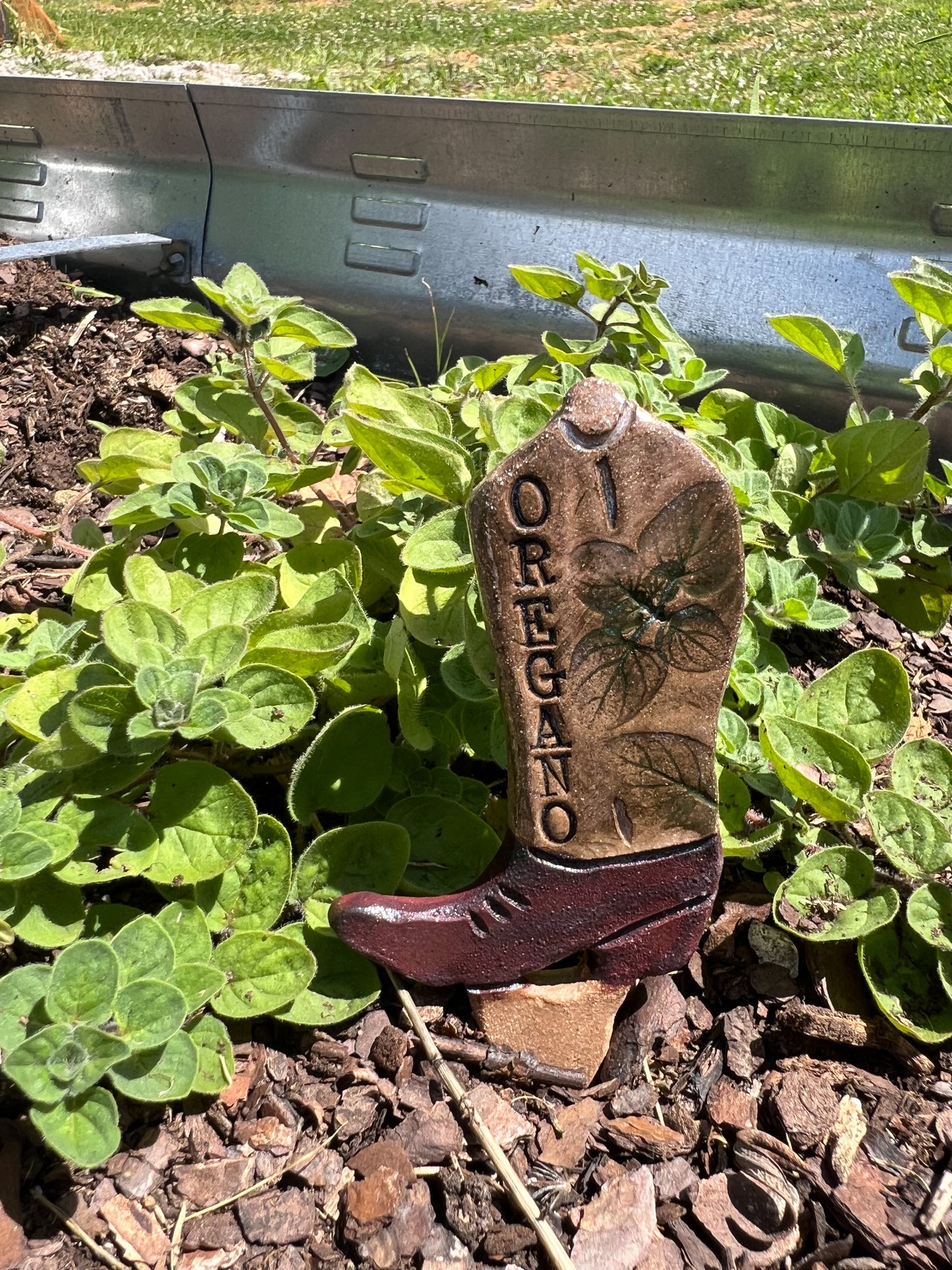 Cowboy Boot Herb Markers - Set of 8