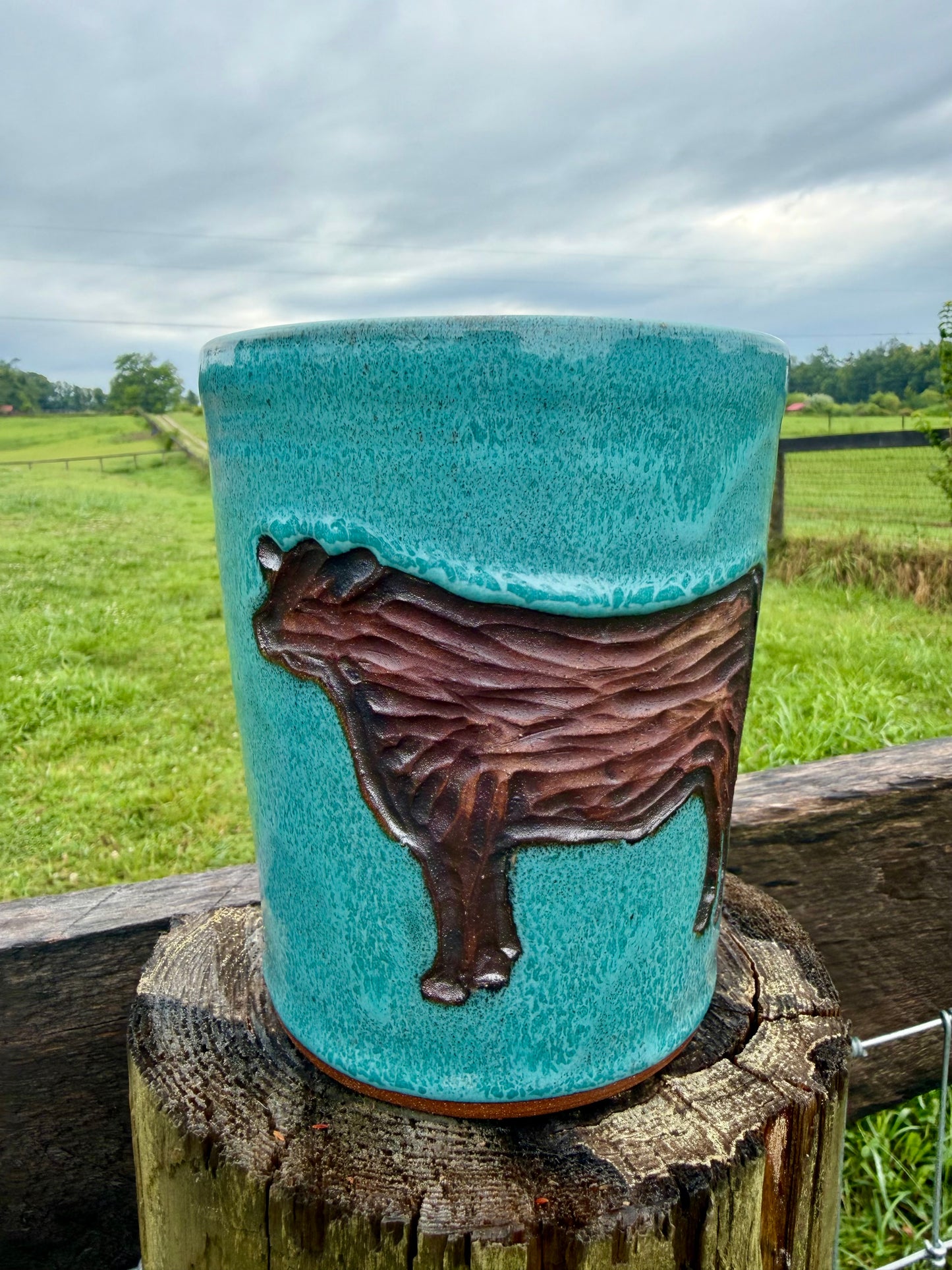 Cow Utensil Holder