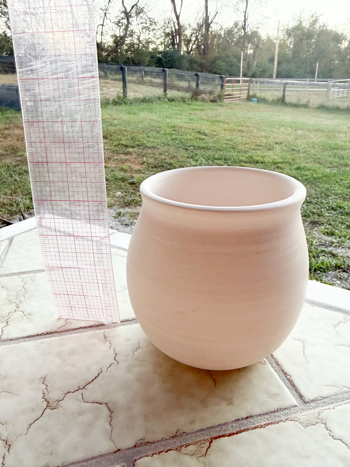 Custom Horse hair Raku Vase 4.5”