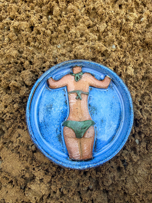 Green Bikini Ring Dish