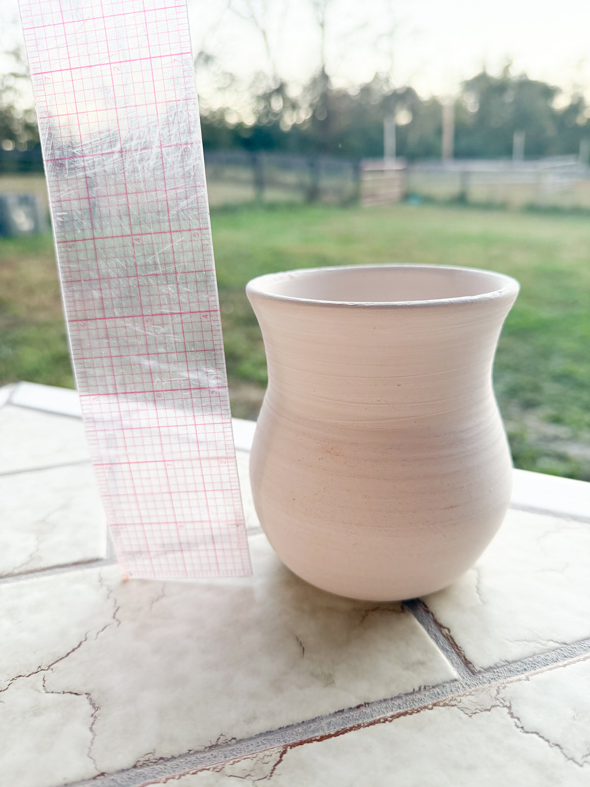 Custom Horse hair Raku Vase 4.5”