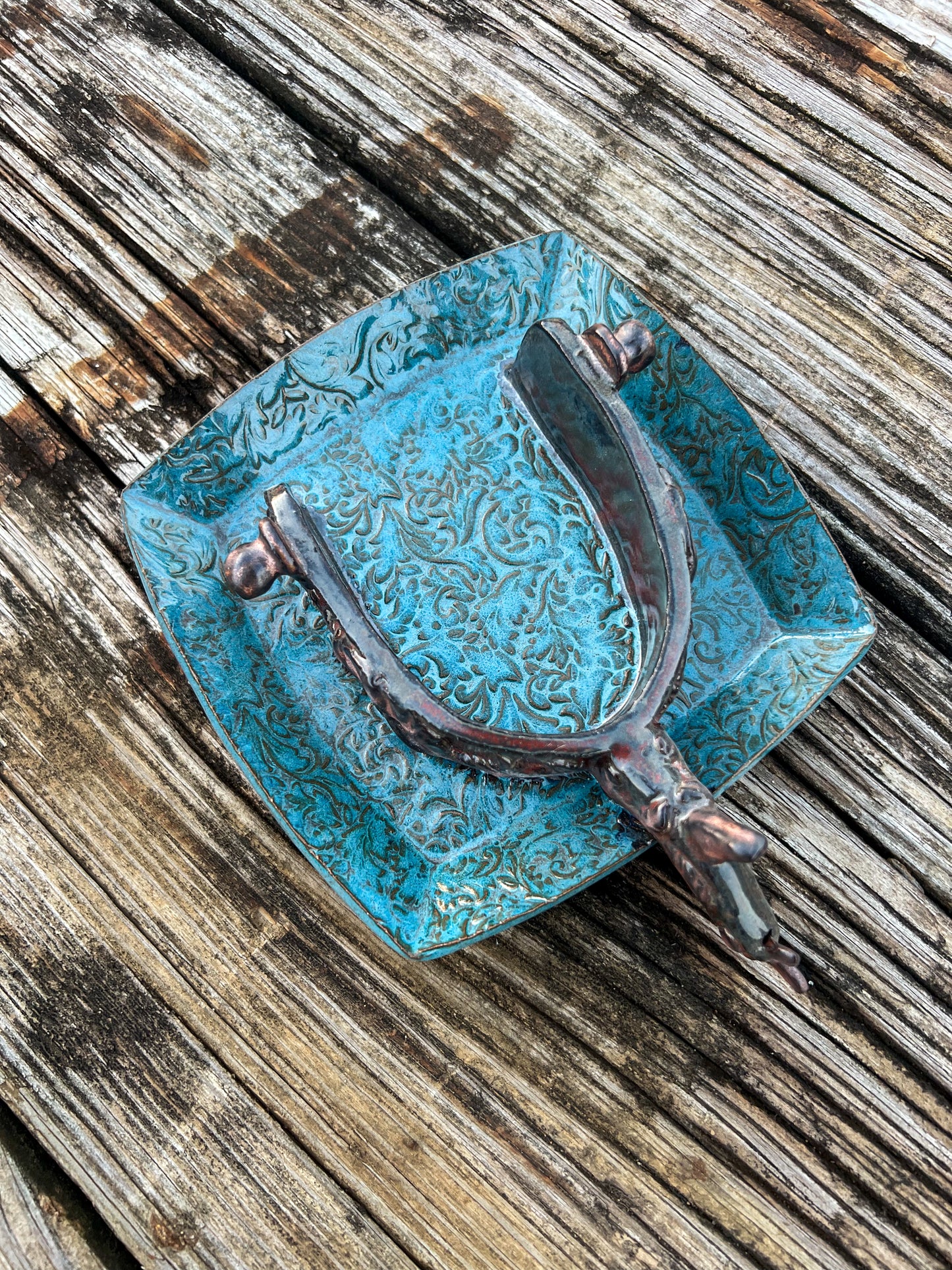 Western Spur Ring Jewelry Dish