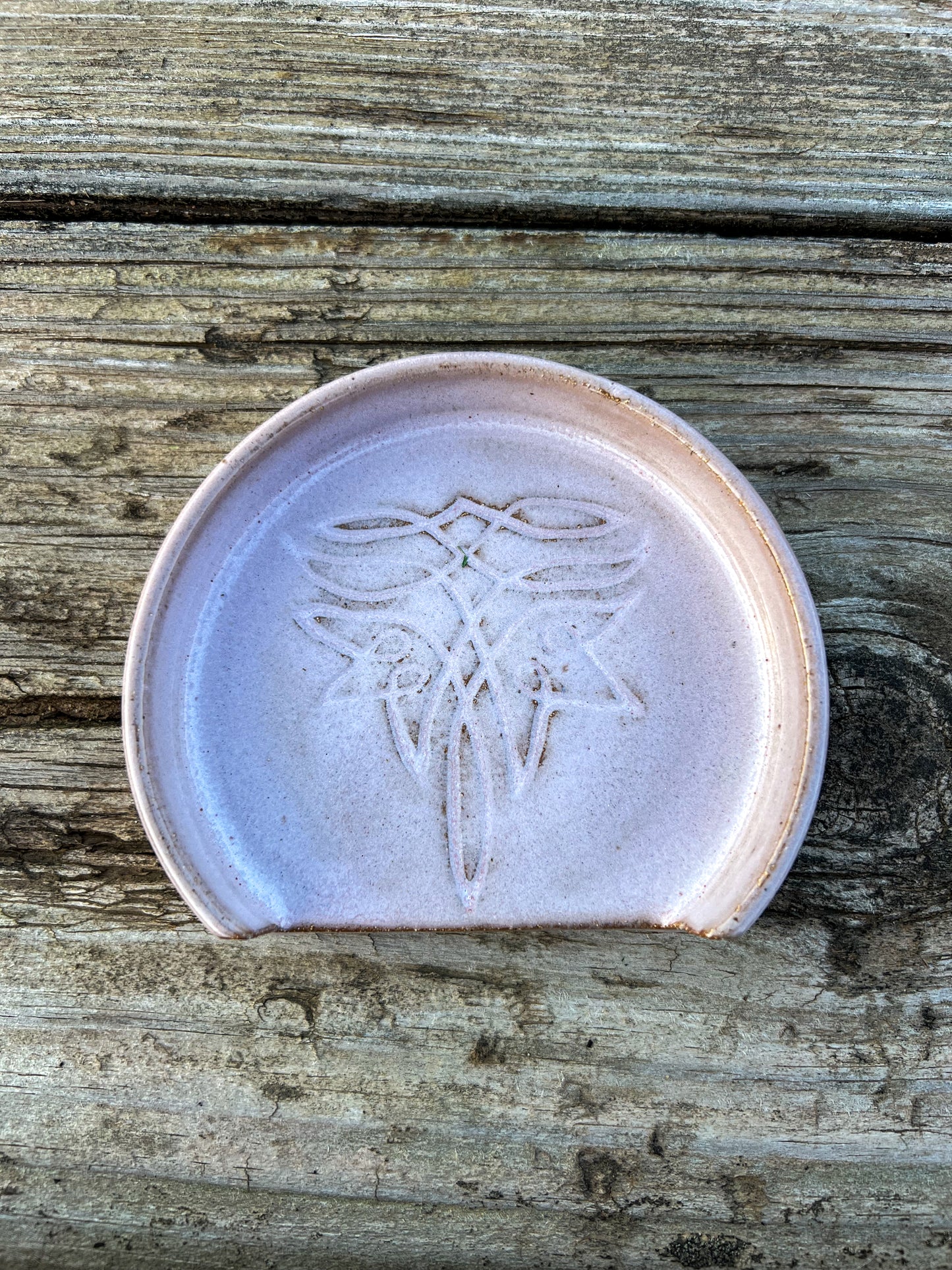 Boot Stitch Spoon Rest Light Purple