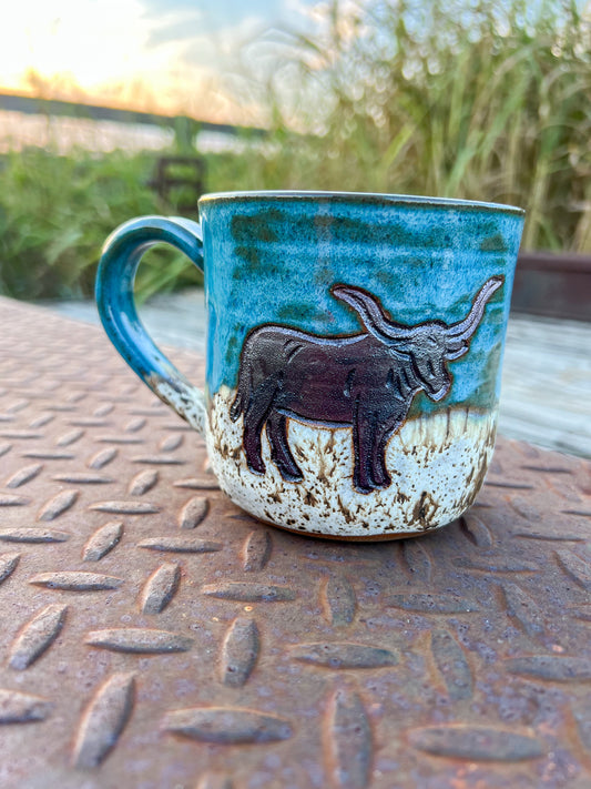 Longhorn Mug 16 oz