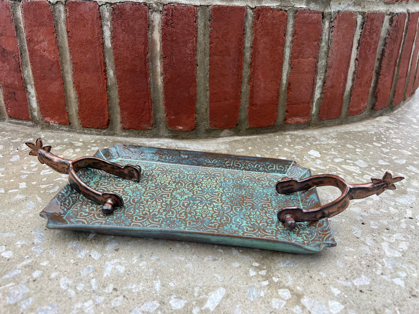 Custom Order Spur Decorative Plate Nicholle