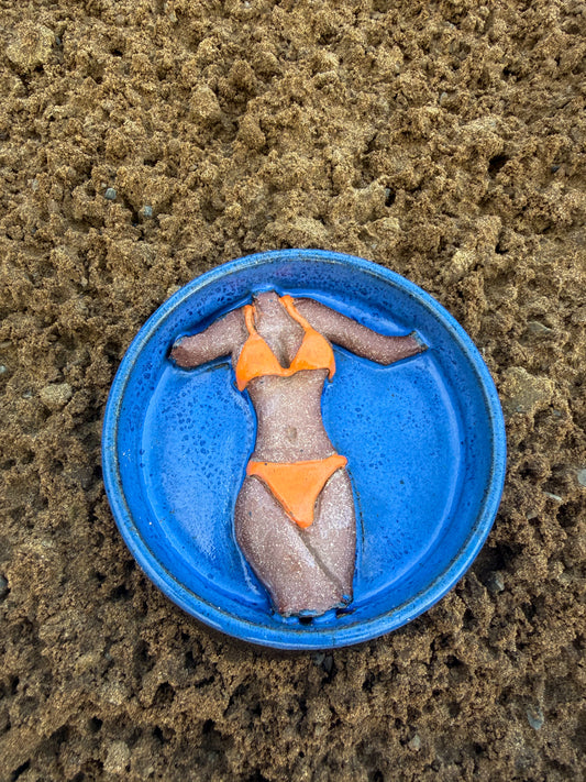 Orange Bikini Ring Dish