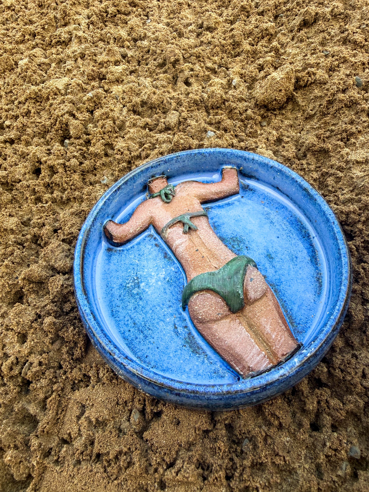 Green Bikini Ring Dish