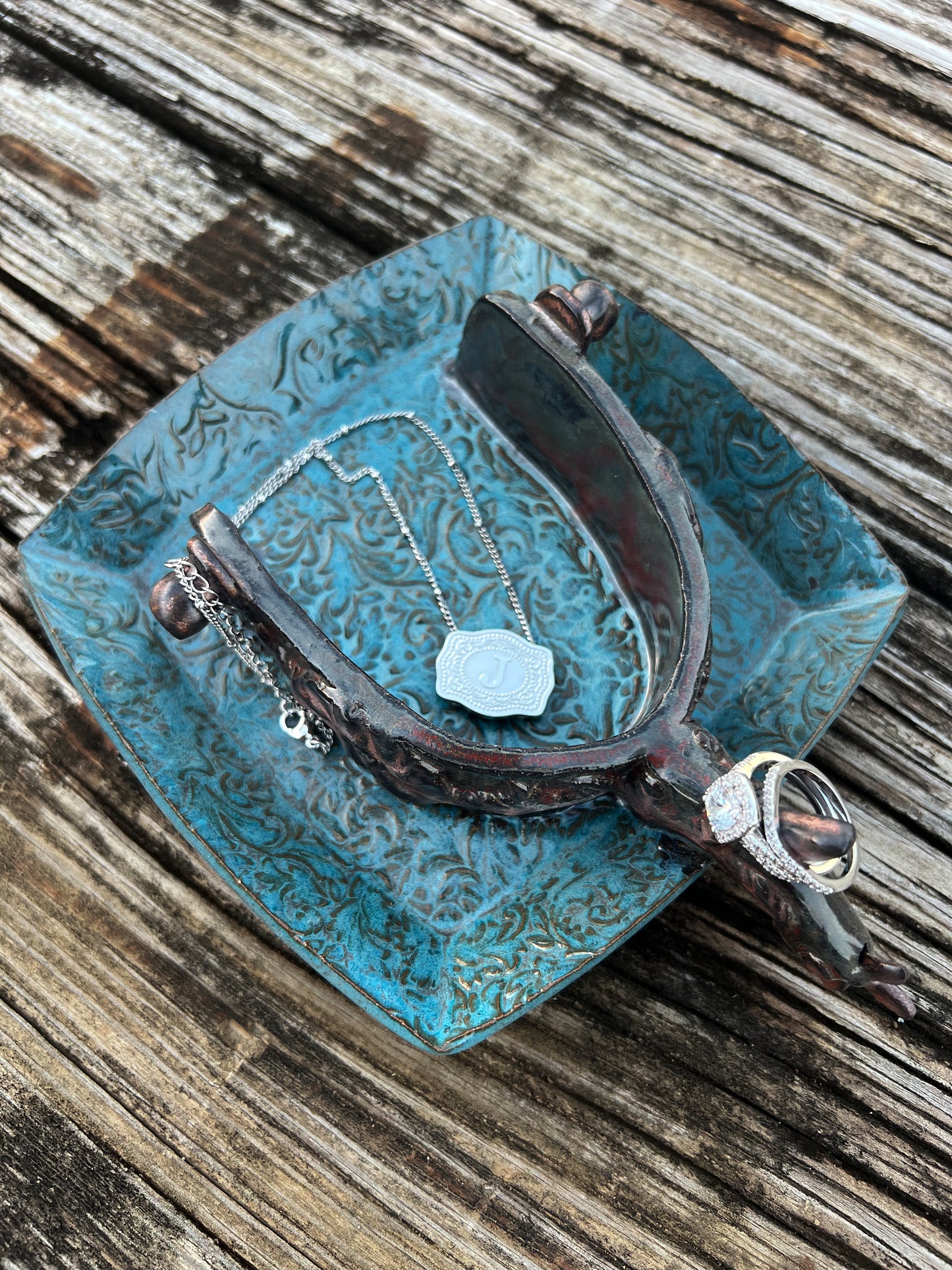 Western Spur Ring Jewelry Dish