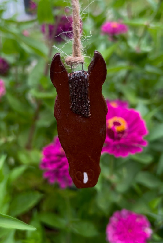 Custom Horse Head Ornament