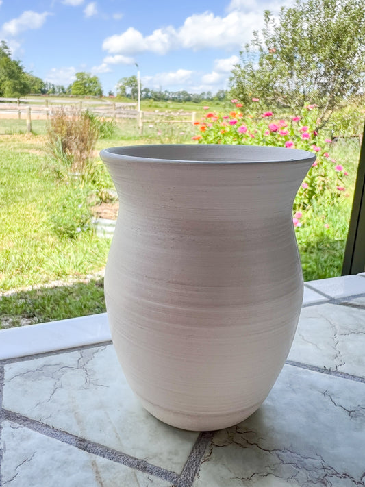 Custom Horse hair Raku Vase 5"